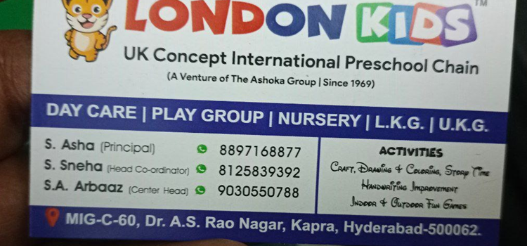 London Kids, AS Rao Nagar