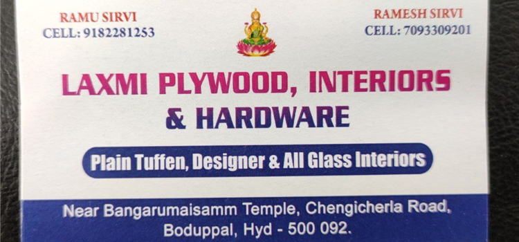 Laxmi Plywood Interiors & Hardware, Boduppal