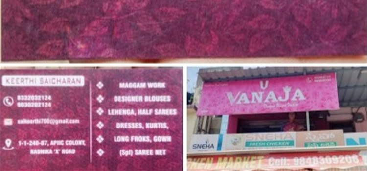 Vanaja Designer Unique Fashion, Kapra