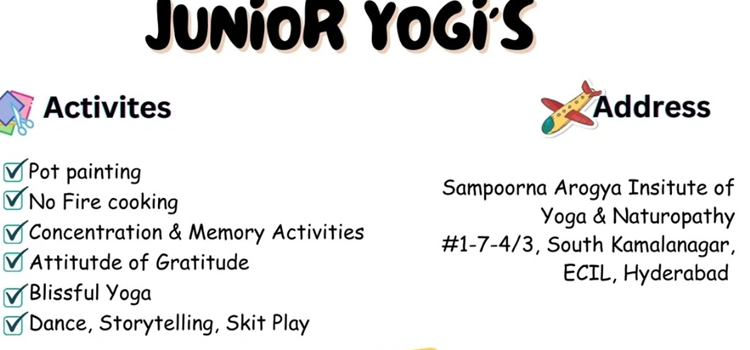 Sampoorna Arogya Jr Yogis Kids Summer Camp